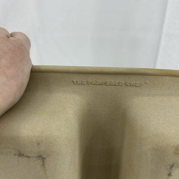 Pampered Chef Mini 4 Loaf Stoneware Bread Pan 15"x 9" FHC Classics VGUC - Picture 8 of 12